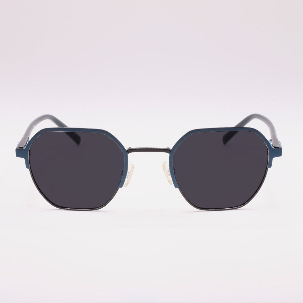 Lunettes Exalto 11A162 vintage, vue de face, verres gris