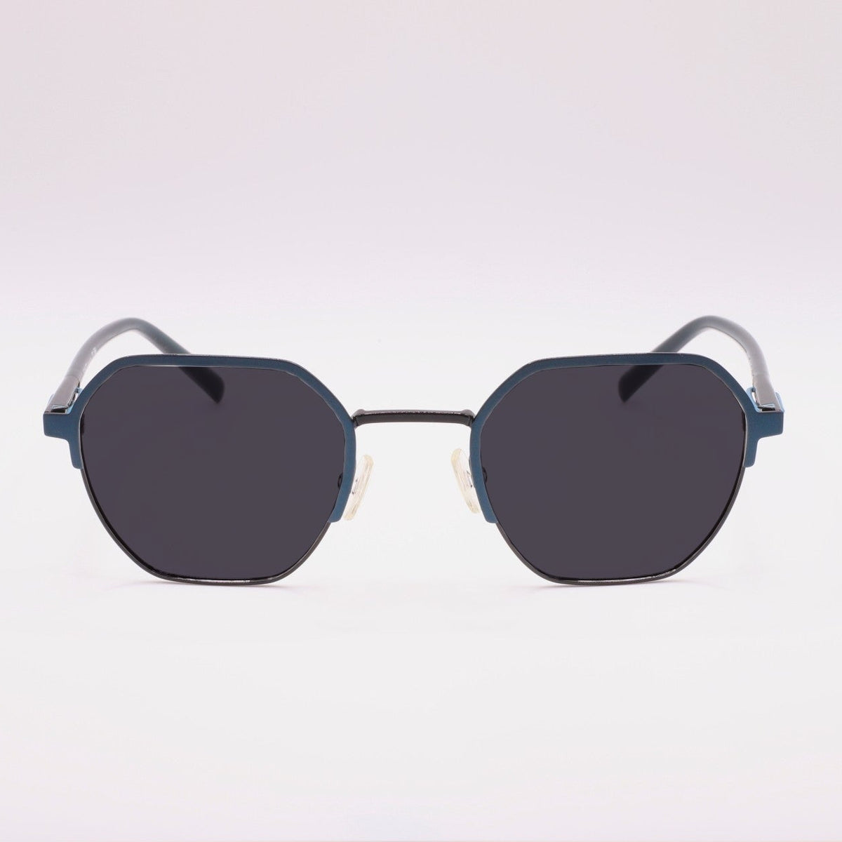 Lunettes Exalto 11A162 vintage, vue de face, verres gris